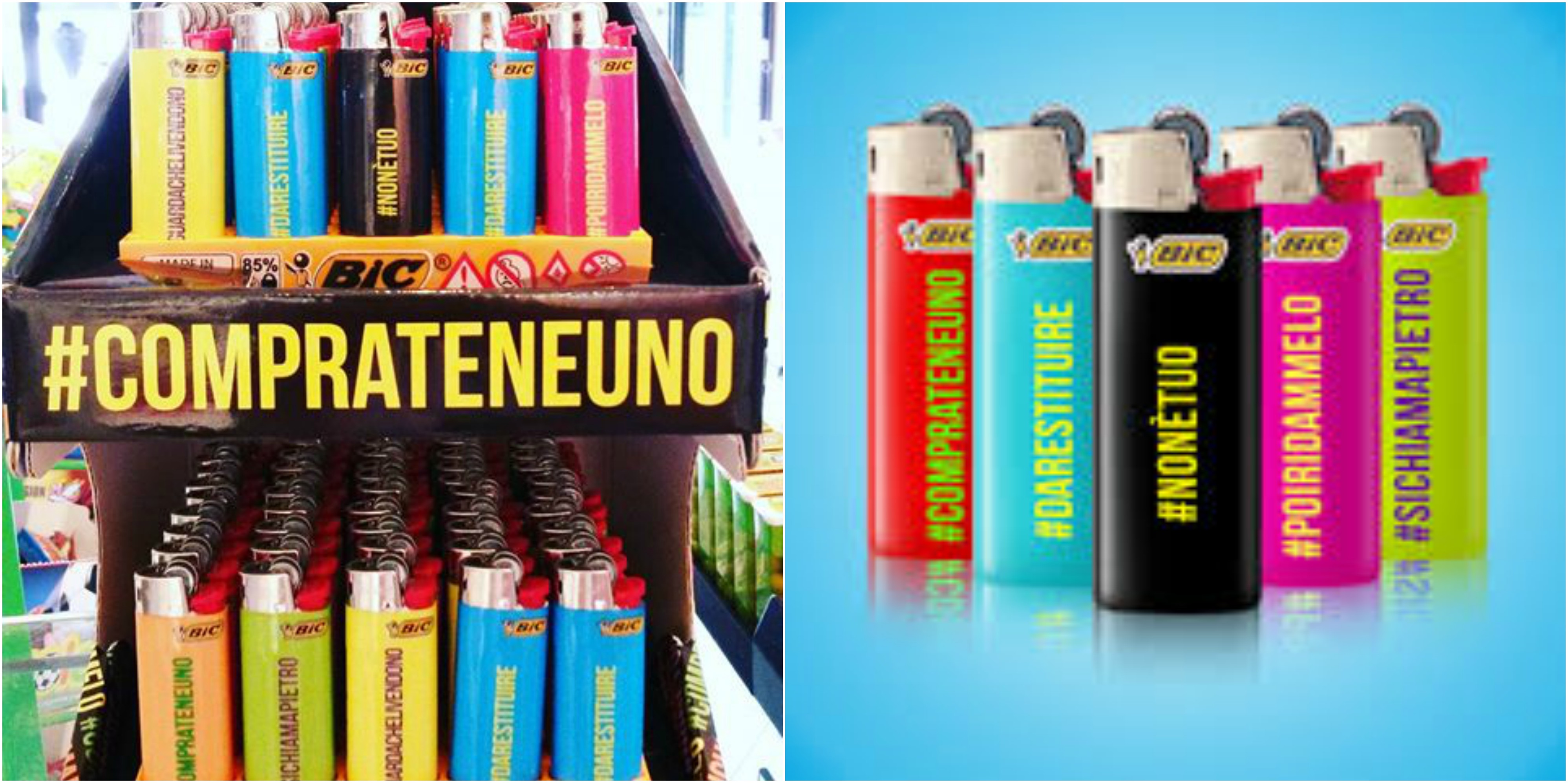 Espositore mini bic x100 #COMPRATENEUNO Espositore mini bic x100 #COMPRATENEUNO