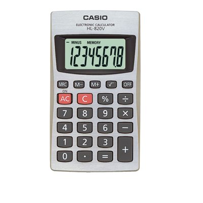 Casio Calcolatrice Tascabile HL820VA Casio Calcolatrice Tascabile HL820VA
