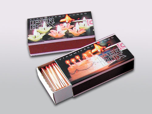 IperBox 250fiammiferi lunghi 5cm IperBox 250fiammiferi lunghi 5cm